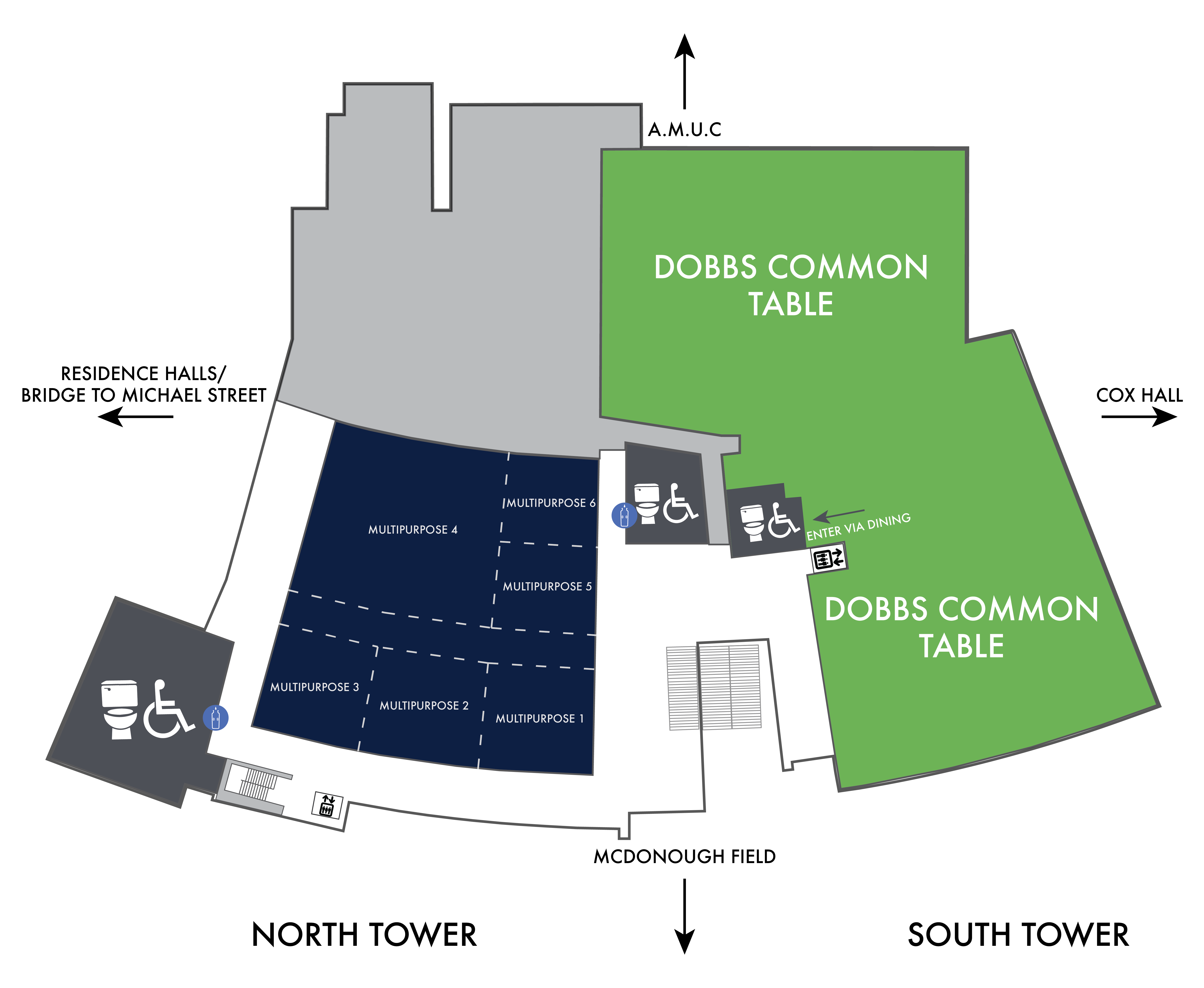 1st Floor Map